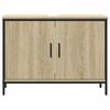 vidaXL Bathroom Sink Cabinet Sonoma oak Engineered wood Medium