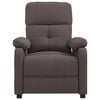 vidaXL Massage Chair Dark Brown