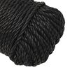 vidaXL Work Rope Black 0.12 " 1640.4 ' Polypropylene