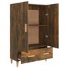 vidaXL Highboard Smoked Oak Engineered wood Large Highboard