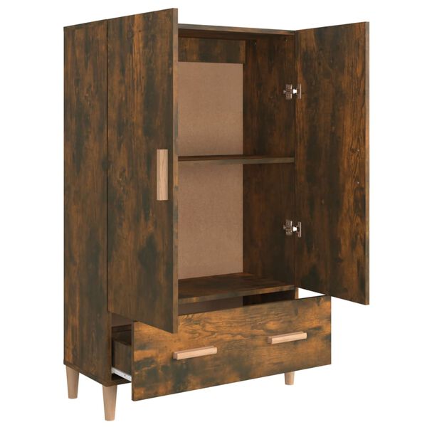 vidaXL Highboard Smoked Oak Engineered wood Large Highboard