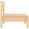 vidaXL Middle Sofa Natural Pine Solid pine wood Medium Modular