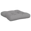 vidaXL Pallet Cushion Set of 2 Grey 100% polyester Standard Durable
