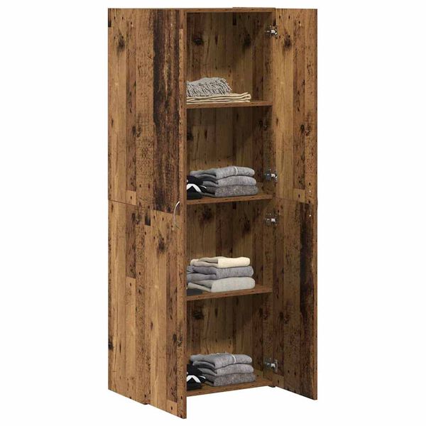 vidaXL Office Cabinet Old Wood 70 x 32 x 77.5 cm Engineered Wood