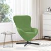 vidaXL Egg Chair Light Green 24.80 x 28.74 x 35.43 in Velvet