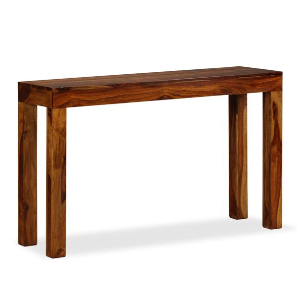 vidaXL Console Table Solid Acacia Wood 47.2"x13.8"x29.5"
