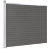 vidaXL Fence Panel WPC 68.9x57.5" Grey