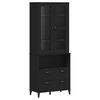 vidaXL Highboard Black