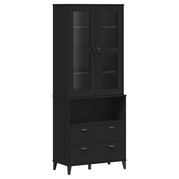 vidaXL Highboard Black