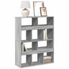 vidaXL Bookcase Grey Sonoma Engineered Wood 39.4 x 13.0 x 49.4 in