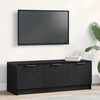 vidaXL TV Cabinet Black Oak 40.16 x 13.78 x 14.37 in Engineered Wood
