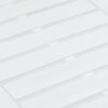 vidaXL Garden Table White Plastic 30.7 in x 21.7 in x 15.0 in Durable