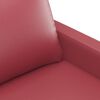vidaXL 2-seater Sofa Wine Red