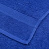 vidaXL Soap Towel Set of 4 Blue 100% Cotton 11.8 x 11.8 in Soap Towel
