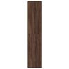 vidaXL Highboard Brown oak Engineered wood Tall Highboard Rectangular