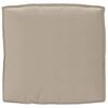 vidaXL Pallet Cushion for suitable for Seat Taupe 31.5" x 31.5" x 4.7