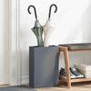 vidaXL Umbrella Stand Anthracite 11.02 x 4.72 x 16.14 in Steel