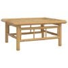 vidaXL Garden Lounge Set Natural Bamboo Bamboo Compact Modular