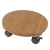 Nature Plant Trolley Brown Bamboo plastic composite &Oslash;11.8 in x 3.1 in