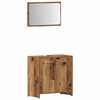 vidaXL Bathroom Furniture Set Old wood Engineered wood Medium