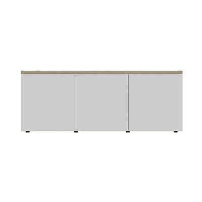 vidaXL TV Cabinet White and Sonoma Oak 31.5"x13.4"x11.8" Engineered Wood