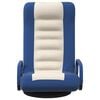 vidaXL Floor Chair Blue and cream Fabric (100% polyester), metal, foam