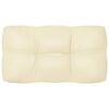 vidaXL Sofa Cushion Set of 7 Cream 100% polyester