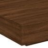 vidaXL Coffee Table Brown oak Engineered wood Medium Lights