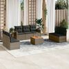 vidaXL Garden Sofa Set Gray