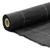 vidaXL Weed Membrane Black Polypropylene 3.3 x 492.1 in