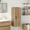 vidaXL Wall Mounted Cabinet Artisan Oak Engineered Wood Compact