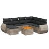vidaXL Garden Sofa Set Grey