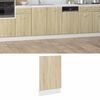 vidaXL Dishwasher Panel Sonoma oak Engineered wood Medium Durable