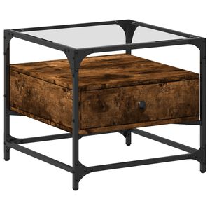 vidaXL Coffee Table Smoked Oak