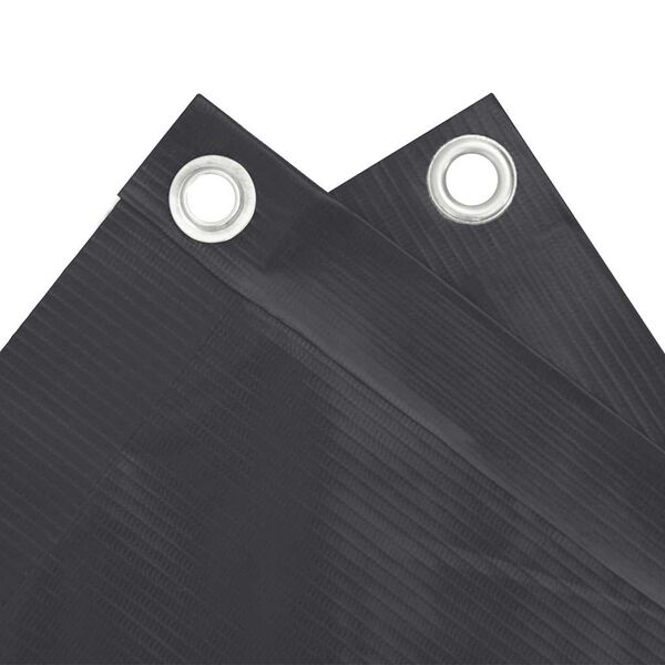 vidaXL Balcony Privacy Screen Anthracite 118.1x47.2" PVC