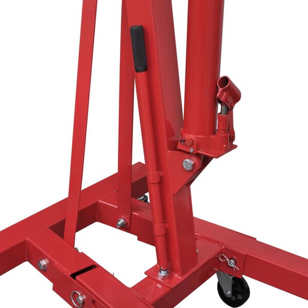 Folding Shop Crane Engine Motor Lift 2 Ton