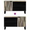 vidaXL TV Units White 31.50 x 12.99 x 18.11 in Engineered wood