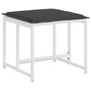 vidaXL Garden Dining Set White, Anthracite