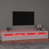vidaXL TV Cabinet White Engineered Wood Large TV Cabinet Rectangular