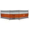 vidaXL Camping Windbreak Grey and Orange 200.0x51.2" Waterproof