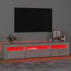 vidaXL TV Cabinet Concrete grey Engineered wood Large TV Cabinet