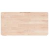 vidaXL Bathroom Countertop 80x40x1.0 " Untreated Solid Wood