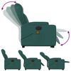 vidaXL Electric Stand Up Massage Recliner Chair Dark green