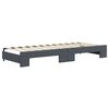 vidaXL Daybed With Trundle Dark Grey