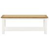 vidaXL Coffee Table Oak and white