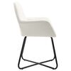 vidaXL Dining Chair Set of 2 Cream