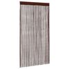 vidaXL String Curtains 2 pcs 39.4x98.4" Brown
