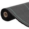 vidaXL Weed Membrane Black Polypropylene 0.5 x 328.1 in Durable