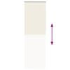 vidaXL Roller Blind Off White 100% Polyester 33.5 x 90.6 in