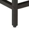 vidaXL Nesting Coffee Table Rough Mango and Black